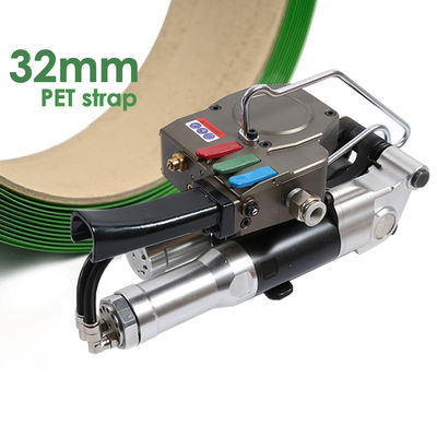 comprare Pressa portatile di rivestimento pneumatico 32mm PP/PET Strap 6000N Forza di tensione Strumento di rivestimento pneumatico portatile online manufacture