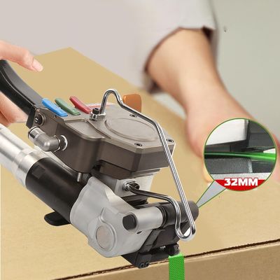 comprare CE 6000N Pneumatico Stringing Tool Box Stringing Machine 32mm PET Portatile Pallet Strapping online manufacture