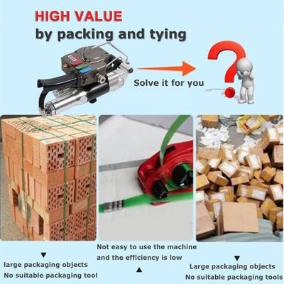 comprare Migliora il tuo processo di imballaggio con il nostro strumento pneumatico per le cinghie di plastica per l'industria online manufacture