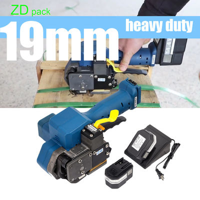 Facile da utilizzare Macchina di imballaggio a strisce a batteria per nastro PET in PP da 13-19 mm